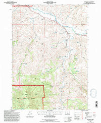 Dayville Oregon Historical topographic map, 1:24000 scale, 7.5 X 7.5 Minute, Year 1992