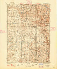 Dayville Oregon Historical topographic map, 1:125000 scale, 30 X 30 Minute, Year 1936
