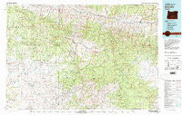 Dayville Oregon Historical topographic map, 1:100000 scale, 30 X 60 Minute, Year 1981