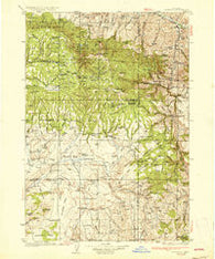 Dayville Oregon Historical topographic map, 1:125000 scale, 30 X 30 Minute, Year 1936