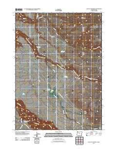 Deacon Crossing Oregon Historical topographic map, 1:24000 scale, 7.5 X 7.5 Minute, Year 2011