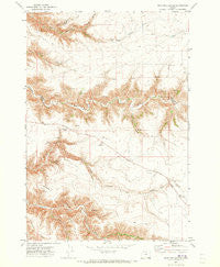Dead Dog Canyon Oregon Historical topographic map, 1:24000 scale, 7.5 X 7.5 Minute, Year 1971