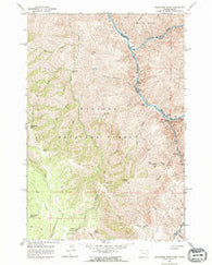Deadhorse Ridge Oregon Historical topographic map, 1:24000 scale, 7.5 X 7.5 Minute, Year 1963