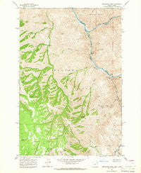 Deadhorse Ridge Oregon Historical topographic map, 1:24000 scale, 7.5 X 7.5 Minute, Year 1963