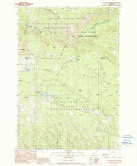 Deadman Point Oregon Historical topographic map, 1:24000 scale, 7.5 X 7.5 Minute, Year 1990