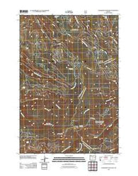 Deardorff Mountain Oregon Historical topographic map, 1:24000 scale, 7.5 X 7.5 Minute, Year 2011
