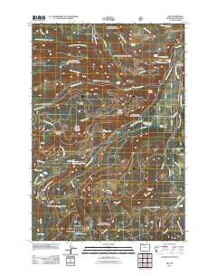 Dee Oregon Historical topographic map, 1:24000 scale, 7.5 X 7.5 Minute, Year 2011