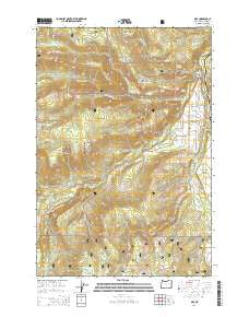 Dee Oregon Current topographic map, 1:24000 scale, 7.5 X 7.5 Minute, Year 2014