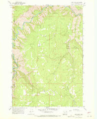 Deep Creek Oregon Historical topographic map, 1:24000 scale, 7.5 X 7.5 Minute, Year 1967