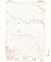 Deer Flat Oregon Historical topographic map, 1:24000 scale, 7.5 X 7.5 Minute, Year 1983