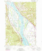 Deer Island Oregon Historical topographic map, 1:24000 scale, 7.5 X 7.5 Minute, Year 1954