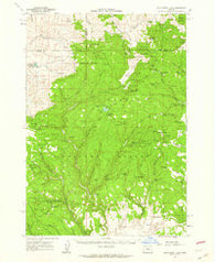 Delintment Lake Oregon Historical topographic map, 1:62500 scale, 15 X 15 Minute, Year 1961