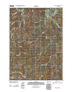 Dement Creek Oregon Historical topographic map, 1:24000 scale, 7.5 X 7.5 Minute, Year 2011