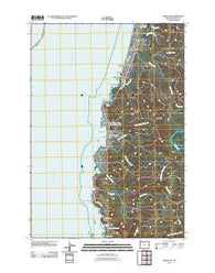 Depoe Bay Oregon Historical topographic map, 1:24000 scale, 7.5 X 7.5 Minute, Year 2011