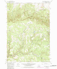 Derr Meadows Oregon Historical topographic map, 1:24000 scale, 7.5 X 7.5 Minute, Year 1966
