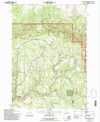 Derr Meadows Oregon Historical topographic map, 1:24000 scale, 7.5 X 7.5 Minute, Year 1992