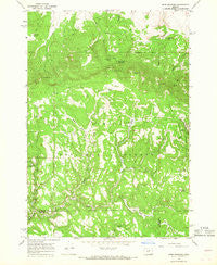 Derr Meadows Oregon Historical topographic map, 1:24000 scale, 7.5 X 7.5 Minute, Year 1966