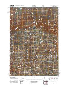 Derr Meadows Oregon Historical topographic map, 1:24000 scale, 7.5 X 7.5 Minute, Year 2011