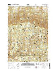 Derr Meadows Oregon Current topographic map, 1:24000 scale, 7.5 X 7.5 Minute, Year 2014