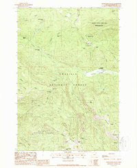 Desolation Butte Oregon Historical topographic map, 1:24000 scale, 7.5 X 7.5 Minute, Year 1988