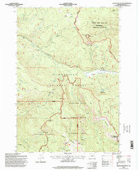 Desolation Butte Oregon Historical topographic map, 1:24000 scale, 7.5 X 7.5 Minute, Year 1995