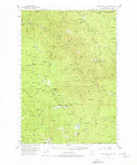 Desolation Butte Oregon Historical topographic map, 1:62500 scale, 15 X 15 Minute, Year 1951