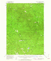 Desolation Butte Oregon Historical topographic map, 1:62500 scale, 15 X 15 Minute, Year 1951