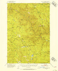 Desolation Butte Oregon Historical topographic map, 1:62500 scale, 15 X 15 Minute, Year 1951