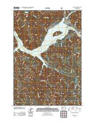 Detroit Oregon Historical topographic map, 1:24000 scale, 7.5 X 7.5 Minute, Year 2011