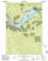 Detroit Oregon Historical topographic map, 1:24000 scale, 7.5 X 7.5 Minute, Year 1994