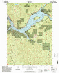 Detroit Oregon Historical topographic map, 1:24000 scale, 7.5 X 7.5 Minute, Year 1994