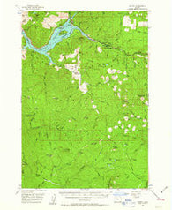 Detroit Oregon Historical topographic map, 1:62500 scale, 15 X 15 Minute, Year 1956