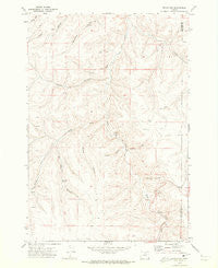 Devils Gap Oregon Historical topographic map, 1:24000 scale, 7.5 X 7.5 Minute, Year 1970