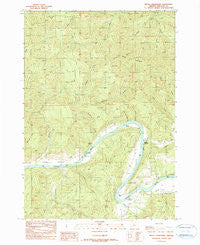 Devils Graveyard Oregon Historical topographic map, 1:24000 scale, 7.5 X 7.5 Minute, Year 1990