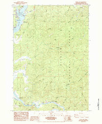 Devils Lake Oregon Historical topographic map, 1:24000 scale, 7.5 X 7.5 Minute, Year 1984