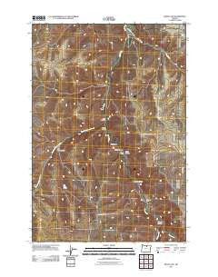 Devils Gap Oregon Historical topographic map, 1:24000 scale, 7.5 X 7.5 Minute, Year 2011