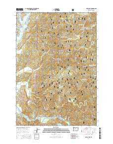Devils Lake Oregon Current topographic map, 1:24000 scale, 7.5 X 7.5 Minute, Year 2014