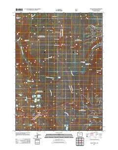 Devils Peak Oregon Historical topographic map, 1:24000 scale, 7.5 X 7.5 Minute, Year 2011