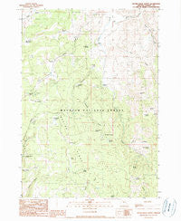 Devine Ridge North Oregon Historical topographic map, 1:24000 scale, 7.5 X 7.5 Minute, Year 1990