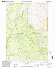 Devine Ridge North Oregon Historical topographic map, 1:24000 scale, 7.5 X 7.5 Minute, Year 1999
