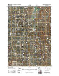 Devine Ridge North Oregon Historical topographic map, 1:24000 scale, 7.5 X 7.5 Minute, Year 2011
