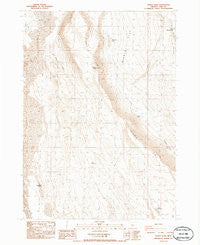 Diablo Peak Oregon Historical topographic map, 1:24000 scale, 7.5 X 7.5 Minute, Year 1986