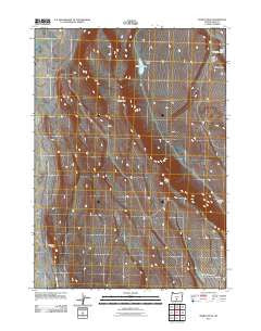 Diablo Peak Oregon Historical topographic map, 1:24000 scale, 7.5 X 7.5 Minute, Year 2011