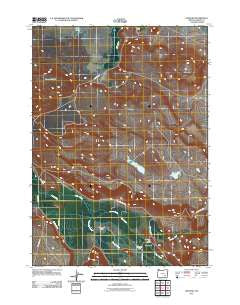 Diamond Oregon Historical topographic map, 1:24000 scale, 7.5 X 7.5 Minute, Year 2011