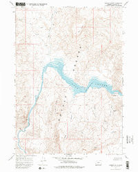 Diamond Butte Oregon Historical topographic map, 1:24000 scale, 7.5 X 7.5 Minute, Year 1967