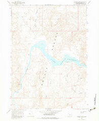 Diamond Butte Oregon Historical topographic map, 1:24000 scale, 7.5 X 7.5 Minute, Year 1967