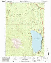 Diamond Lake Oregon Historical topographic map, 1:24000 scale, 7.5 X 7.5 Minute, Year 1998