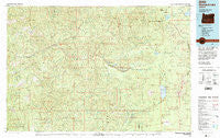 Diamond Lake Oregon Historical topographic map, 1:100000 scale, 30 X 60 Minute, Year 1978