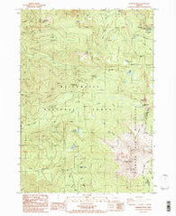 Diamond Peak Oregon Historical topographic map, 1:24000 scale, 7.5 X 7.5 Minute, Year 1986