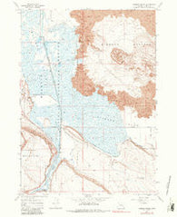 Diamond Swamp Oregon Historical topographic map, 1:24000 scale, 7.5 X 7.5 Minute, Year 1967